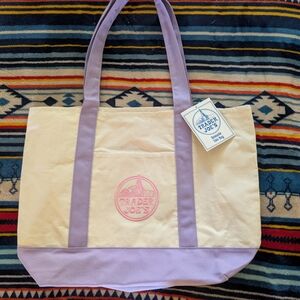 Trader Joe's Large Lavender Tote Bag